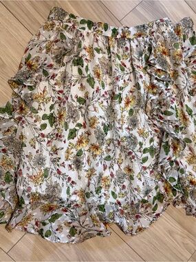 Walter Baker Ryder Floral Garden Party Chiffon Ruffle skirt